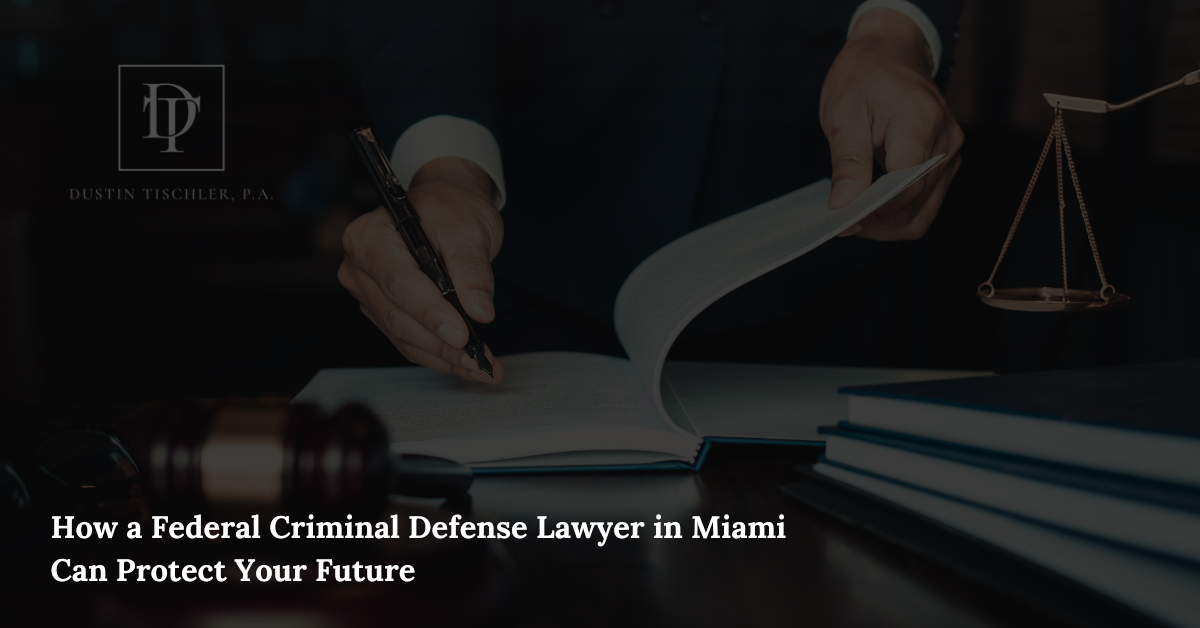 Federal criminal defense lawyer in Miami courtroom
