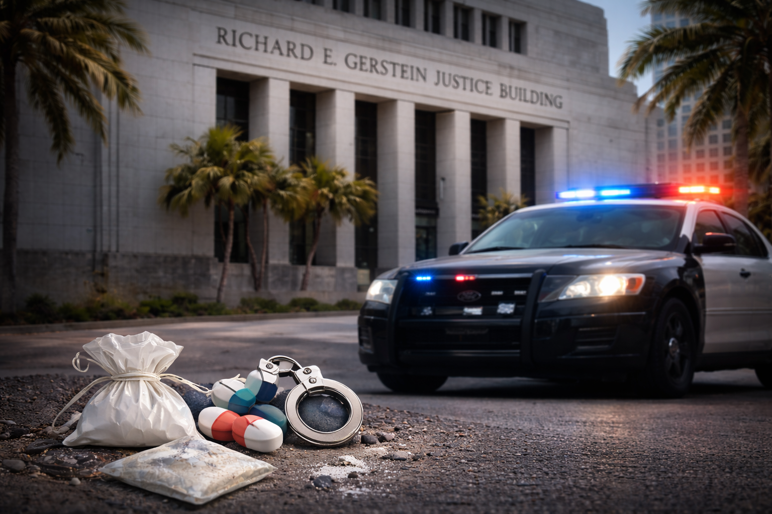 Drug Crimes Lawyer in Dade County FL court location at the Richard E. Gerstein Justice Building
